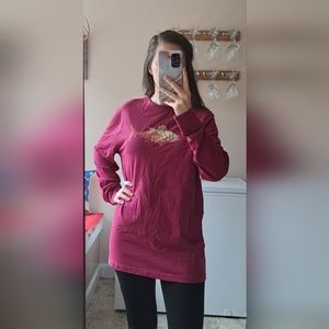 Ocean + Coast long sleeved shirt sz S